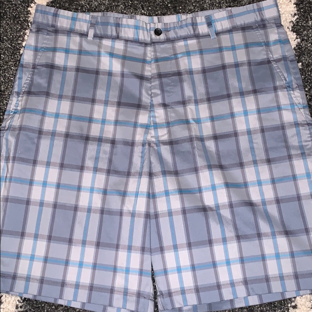 Size 36 Slazenger Golf Shorts Gray & Blue